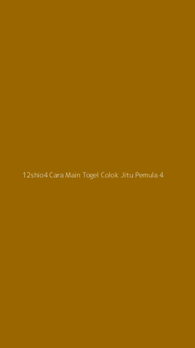 Tampilan Antarmuka Aplikasi 12shio4 Cara Main Togel Colok Jitu Pemula - 4