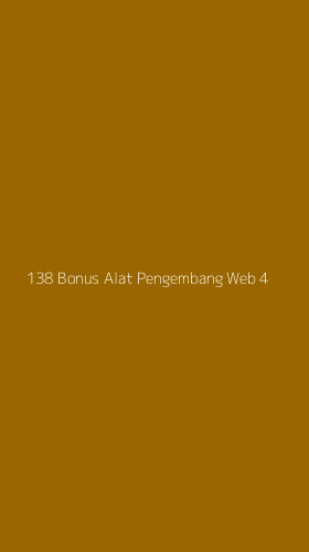 Tampilan Antarmuka Aplikasi 138 Bonus Alat Pengembang Web - 4