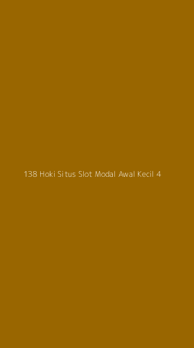 Tampilan Antarmuka Aplikasi 138 Hoki Situs Slot Modal Awal Kecil - 4