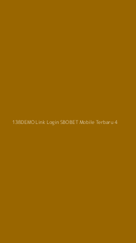 Tampilan Antarmuka Aplikasi 138demo Link Login Sbobet Mobile Terbaru - 4