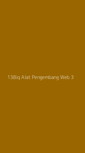 Tampilan Antarmuka Aplikasi 138iq Alat Pengembang Web - 3