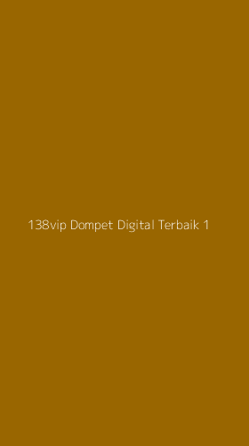 Tampilan Antarmuka Aplikasi 138vip Dompet Digital Terbaik - 1