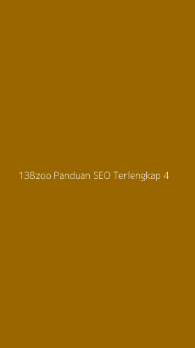 Tampilan Antarmuka Aplikasi 138zoo Panduan Seo Terlengkap - 4