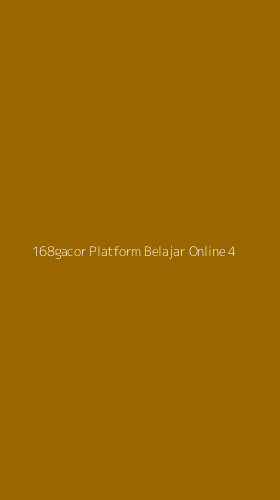 Tampilan Antarmuka Aplikasi 168gacor Platform Belajar Online - 4