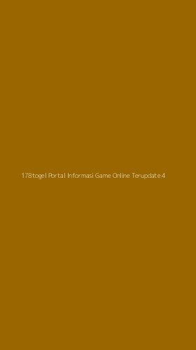 Tampilan Antarmuka Aplikasi 178togel Portal Informasi Game Online Terupdate - 4