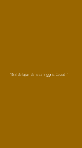 Tampilan Antarmuka Aplikasi 188 Belajar Bahasa Inggris Cepat - 1