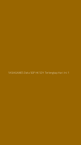 Tampilan Antarmuka Aplikasi 1asiagames Data Sgp Hk Sdy Terlengkap Hari Ini - 1
