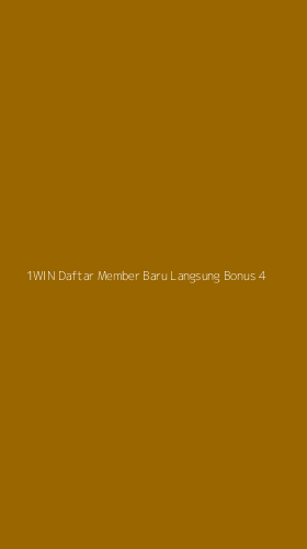 Tampilan Antarmuka Aplikasi 1win Daftar Member Baru Langsung Bonus - 4