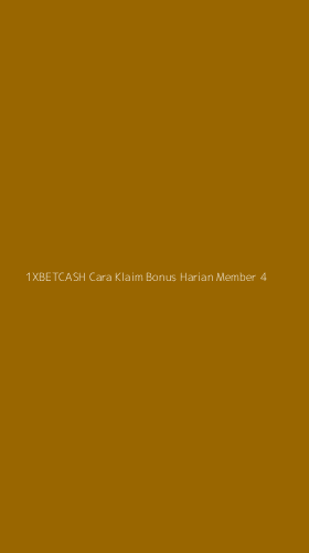 Tampilan Antarmuka Aplikasi 1xbetcash Cara Klaim Bonus Harian Member - 4