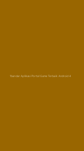 Tampilan Antarmuka Aplikasi 1bandar Aplikasi Portal Game Terbaik Android - 4