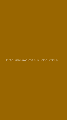 Tampilan Antarmuka Aplikasi 1toto Cara Download Apk Game Resmi - 4
