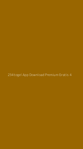 Tampilan Antarmuka Aplikasi 234togel App Download Premium Gratis - 4