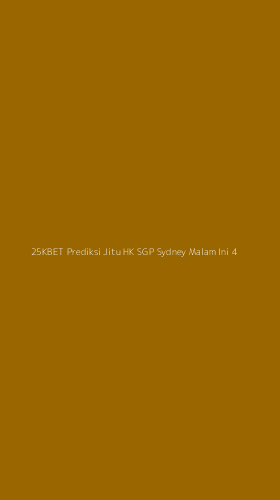 Tampilan Antarmuka Aplikasi 25kbet Prediksi Jitu Hk Sgp Sydney Malam Ini - 4
