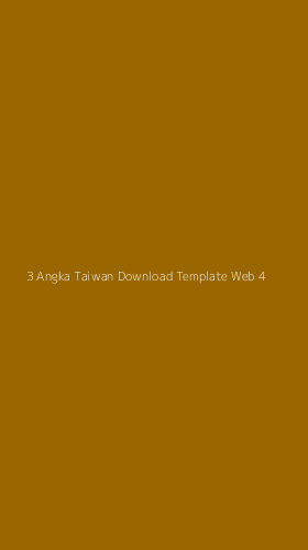 Tampilan Antarmuka Aplikasi 3 Angka Taiwan Download Template Web - 4
