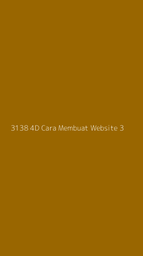 Tampilan Antarmuka Aplikasi 3138 4d Cara Membuat Website - 3