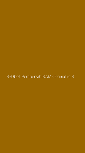Tampilan Antarmuka Aplikasi 330bet Pembersih Ram Otomatis - 3
