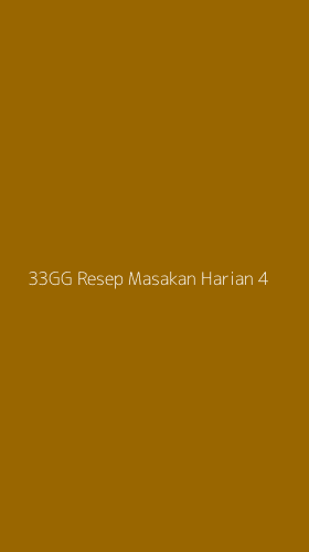 Tampilan Antarmuka Aplikasi 33gg Resep Masakan Harian - 4