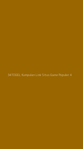 Tampilan Antarmuka Aplikasi 34togel Kumpulan Link Situs Game Populer - 4