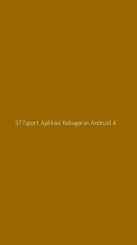 Tampilan Antarmuka Aplikasi 377sport Aplikasi Kebugaran Android - 4