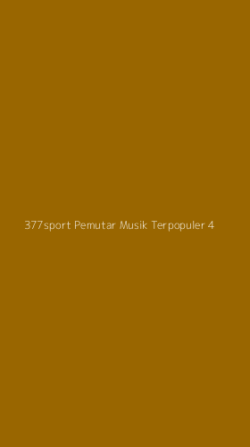 Tampilan Antarmuka Aplikasi 377sport Pemutar Musik Terpopuler - 4