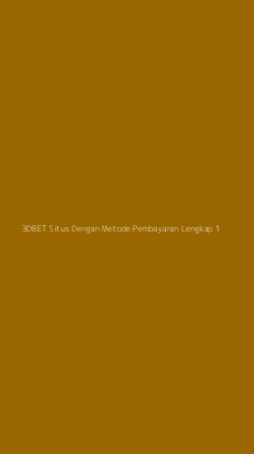 Tampilan Antarmuka Aplikasi 3dbet Situs Dengan Metode Pembayaran Lengkap - 1