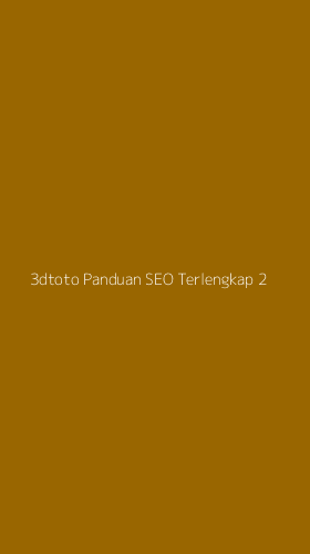 Tampilan Antarmuka Aplikasi 3dtoto Panduan Seo Terlengkap - 2