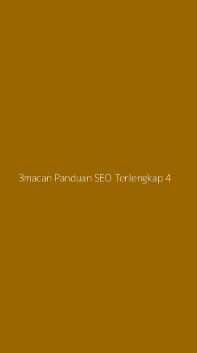 Tampilan Antarmuka Aplikasi 3macan Panduan Seo Terlengkap - 4