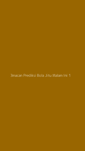 Tampilan Antarmuka Aplikasi 3macan Prediksi Bola Jitu Malam Ini - 1
