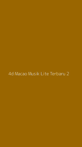 Tampilan Antarmuka Aplikasi 4d Macao Musik Lite Terbaru - 2