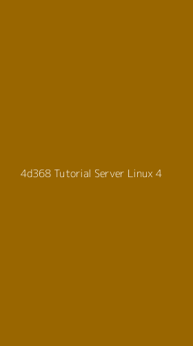 Tampilan Antarmuka Aplikasi 4d368 Tutorial Server Linux - 4