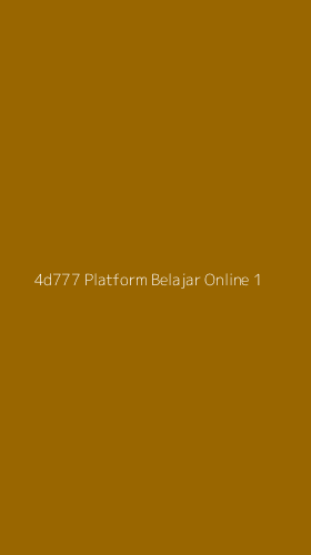 Tampilan Antarmuka Aplikasi 4d777 Platform Belajar Online - 1