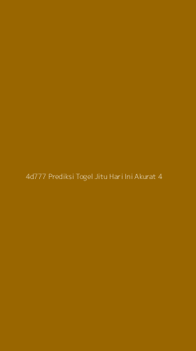 Tampilan Antarmuka Aplikasi 4d777 Prediksi Togel Jitu Hari Ini Akurat - 4