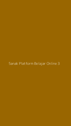 Tampilan Antarmuka Aplikasi 5anak Platform Belajar Online - 3