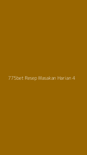 Tampilan Antarmuka Aplikasi 775bet Resep Masakan Harian - 4
