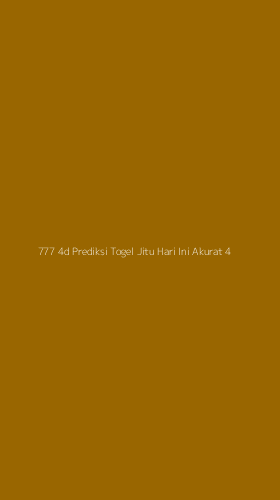Tampilan Antarmuka Aplikasi 777 4d Prediksi Togel Jitu Hari Ini Akurat - 4