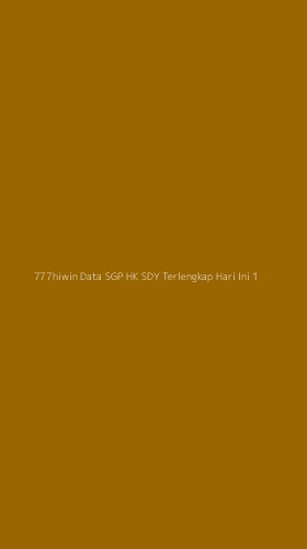 Tampilan Antarmuka Aplikasi 777hiwin Data Sgp Hk Sdy Terlengkap Hari Ini - 1