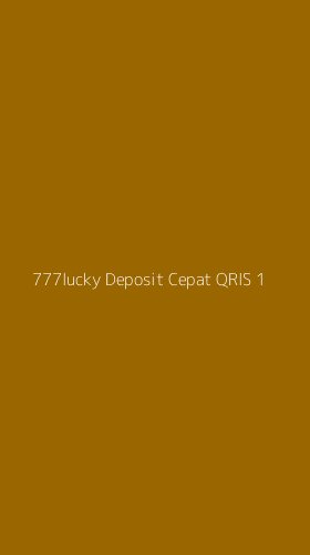 Tampilan Antarmuka Aplikasi 777lucky Deposit Cepat Qris - 1