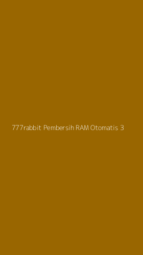 Tampilan Antarmuka Aplikasi 777rabbit Pembersih Ram Otomatis - 3