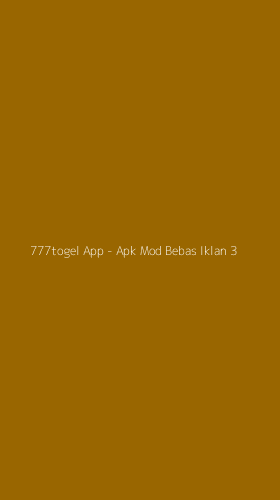 Tampilan Antarmuka Aplikasi 777togel App - Apk Mod Bebas Iklan - 3
