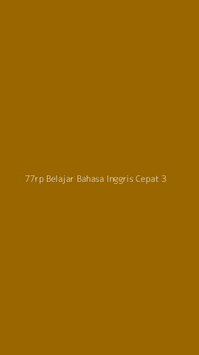 Tampilan Antarmuka Aplikasi 77rp Belajar Bahasa Inggris Cepat - 3