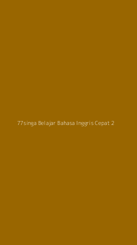 Tampilan Antarmuka Aplikasi 77singa Belajar Bahasa Inggris Cepat - 2