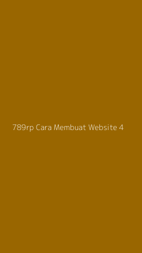 Tampilan Antarmuka Aplikasi 789rp Cara Membuat Website - 4