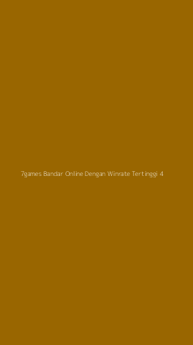 Tampilan Antarmuka Aplikasi 7games Bandar Online Dengan Winrate Tertinggi - 4