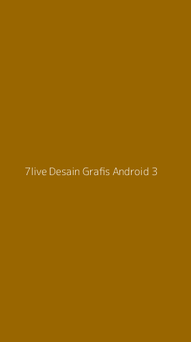 Tampilan Antarmuka Aplikasi 7live Desain Grafis Android - 3