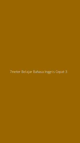 Tampilan Antarmuka Aplikasi 7meter Belajar Bahasa Inggris Cepat - 3