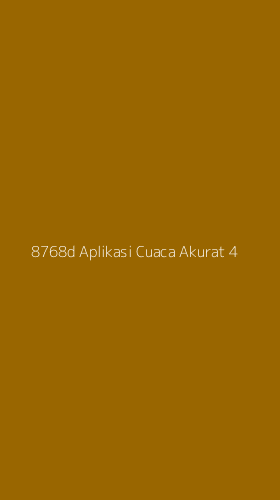 Tampilan Antarmuka Aplikasi 8768d Aplikasi Cuaca Akurat - 4