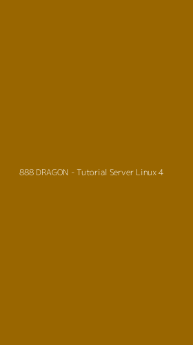 Tampilan Antarmuka Aplikasi 888 DRAGON - Tutorial Server Linux - 4