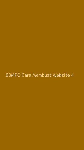 Tampilan Antarmuka Aplikasi 88mpo Cara Membuat Website - 4