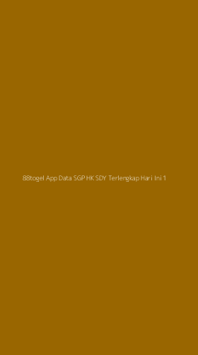 Tampilan Antarmuka Aplikasi 88togel App Data Sgp Hk Sdy Terlengkap Hari Ini - 1