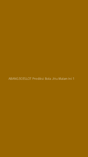 Tampilan Antarmuka Aplikasi Abang303slot Prediksi Bola Jitu Malam Ini - 1